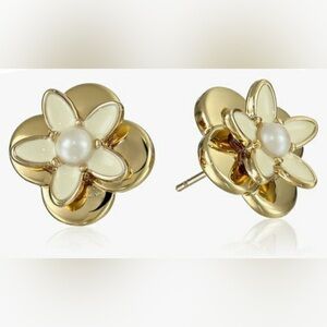 Kate Spade WINDOW SEAT BOUQUET gold plated earrings